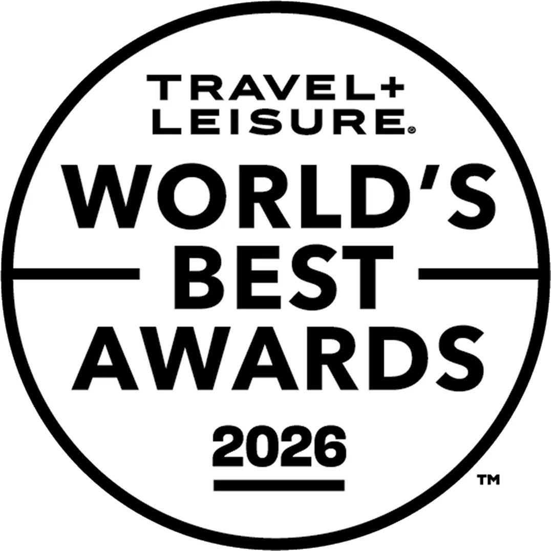 Official branding for the Travel + Leisure World's Best Awards 2026.