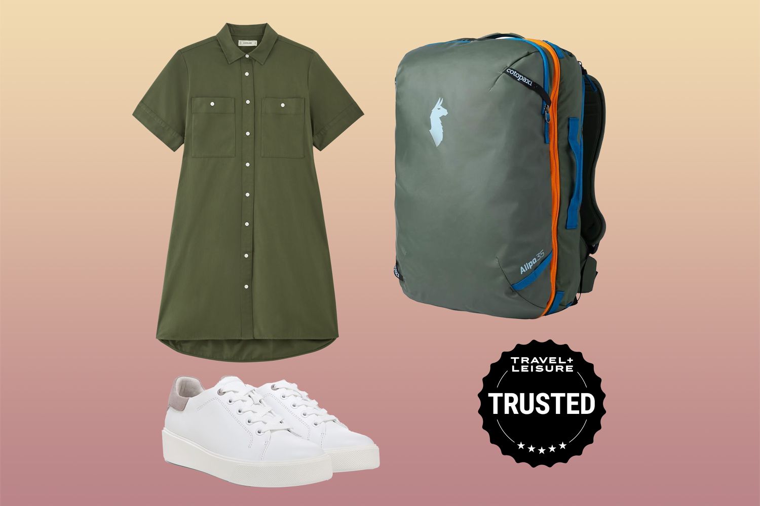 Elevated minimalist outfits for Japan travel featuring wide-leg trousers and simple structured tops in neutral colors.