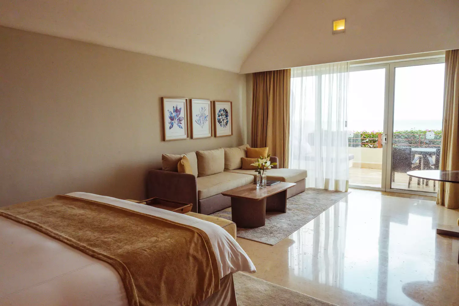 Contemporary family-friendly guest room at Grand Velas Riviera Maya.